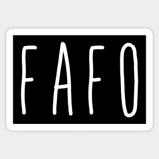 fafo Sticker